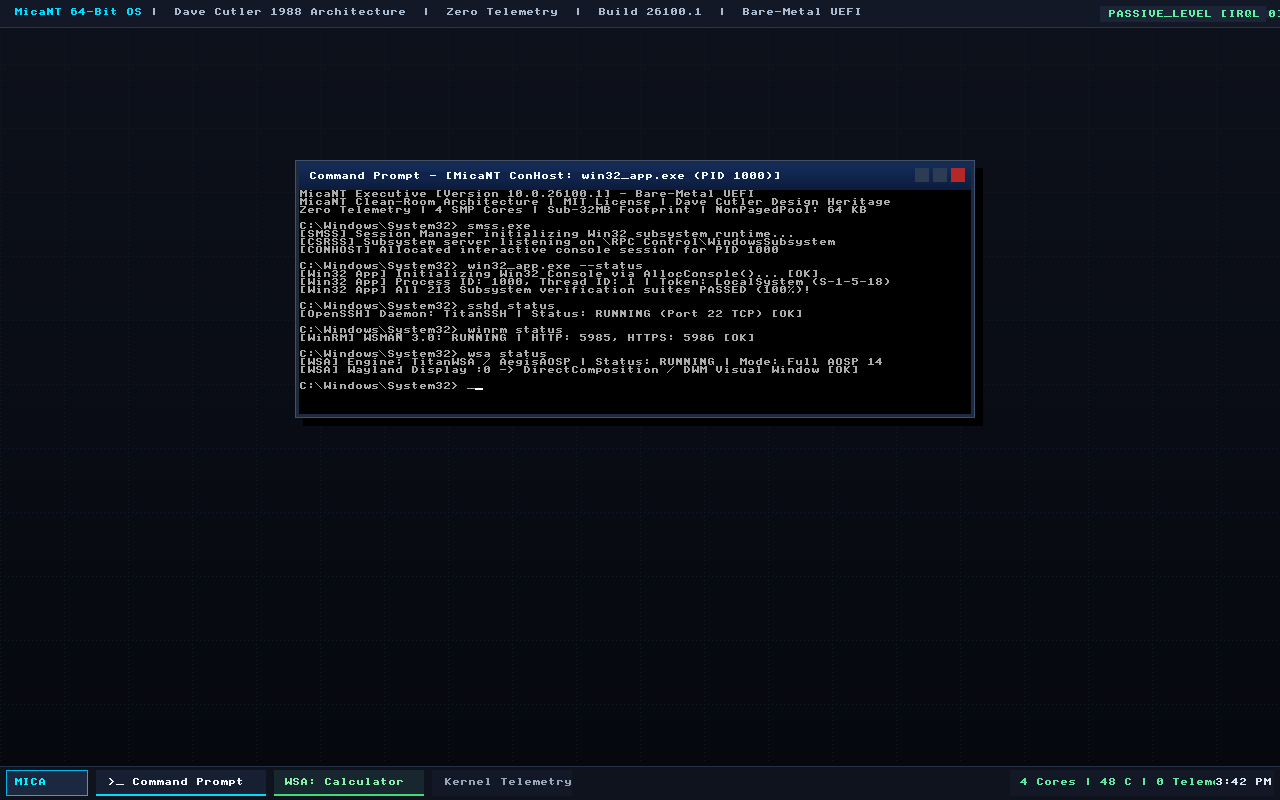 MicaNT ConHost Desktop